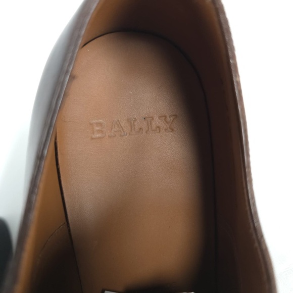 BALLY SWITZERLAND🇨🇭Made HONSER/112 LEATHER Oxford Shoes 195509 D3NAPC Size 9D - Picture 7 of 16